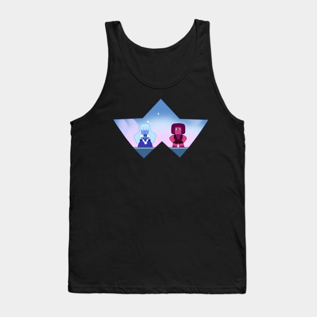 Ruby and Sapphire Tank Top by maxtrology